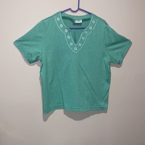 Cathy Daniels outfit - top and crop pants - size Large